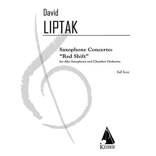 Lauren Keiser Music Publishing Saxophone Concerto: Red Shift LKM Music Series  by David Liptak