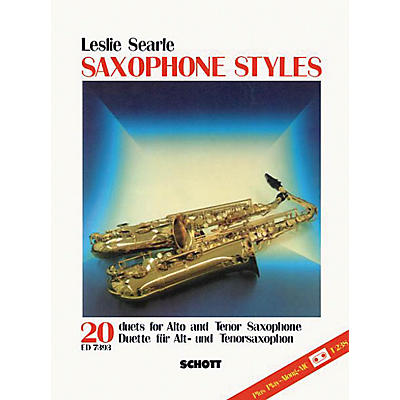 Schott Saxophone Styles - 20 Duets Schott Series