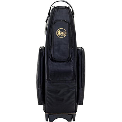 Gard Saxophone Wheelie Bag in Synthetic with Leather Trim