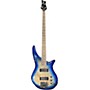 Used Jackson Sbxq IV Electric Bass Guitar amber blue