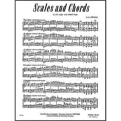 Willis Music Scales And Chords In All Major & Minor Keys by Louis Kohler