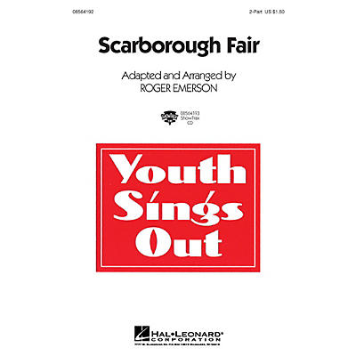 Hal Leonard Scarborough Fair 2-Part arranged by Roger Emerson