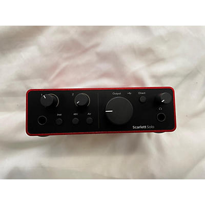 Focusrite Scarlet Solo Gen 4 Audio Interface