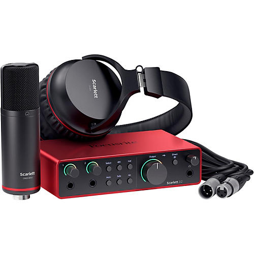 Focusrite Scarlett 2i2 4th Gen Studio Pack