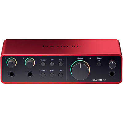 Focusrite Scarlett 2i2 4th Gen USB-C Audio Interface
