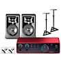 Focusrite Scarlett 2i2 Gen 4 With JBL 3 Series Studio Monitor Pair Bundle (Stands & Cables Included) 305MKII