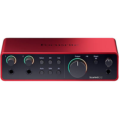 Focusrite Scarlett 2i2 USB-C Audio Interface (Gen 4)