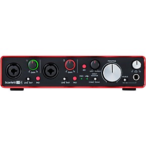 Focusrite Scarlett 2i4 (2nd Generation) USB Audio Interface | Musician ...