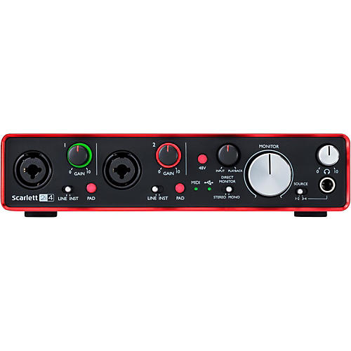 Focusrite Scarlett 2i4 (2nd Generation) USB Audio Interface