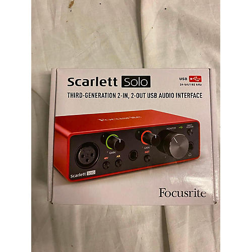 Focusrite Scarlett Solo Gen 3 Audio Interface   Musician's Friend