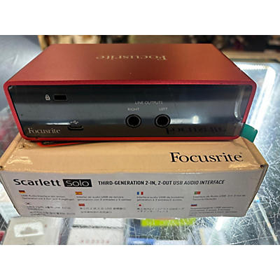 Focusrite Scarlett Solo Gen 3 Audio Interface