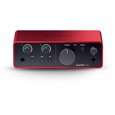 Focusrite Scarlett Solo Gen 4 USB-C Audio Interface