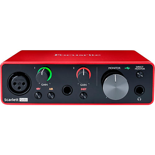 Focusrite Scarlett Solo USB Audio Interface Gen 3 Condition 1 - Mint