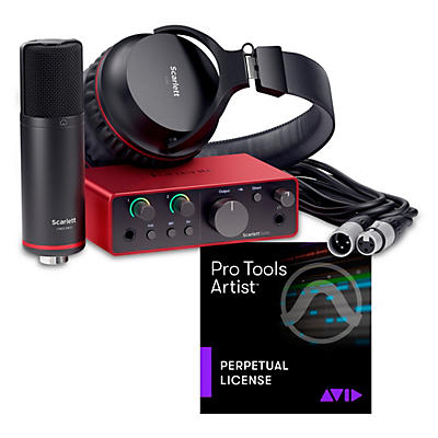 Focusrite Scarlett Studio Pack Gen 4 With AVID Pro Tools Artist Perpetual License