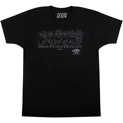 EVH Schematic T-Shirt Small Black