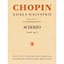 PWM Scherzo in B Flat Minor for Piano PWM Softcover by Frederic Chopin Edited by Ignacy Jan Paderewski