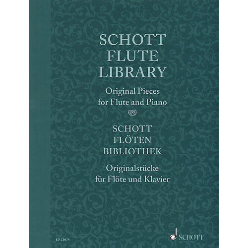 Schott Schott Flute Library (Original Pieces for Flute and Piano, Basso ad lib.) Woodwind Solo Series Softcover