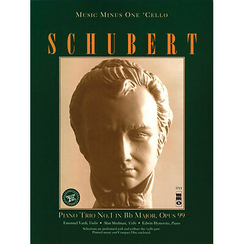 Music Minus One Schubert - Piano Trio in B-flat Major, Op. 99 Music Minus One Series Softcover with CD by Franz Schubert
