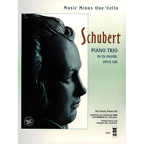 Schubert - Piano Trio in E-flat Major, Op. 100 Music Minus One Series Softcover with CD by Franz Schubert