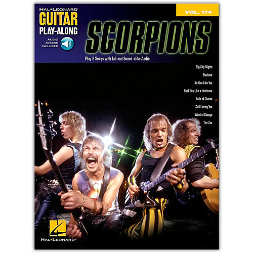Scorpions - Guitar Play-Along Vol. 174 Book/Online Audio
