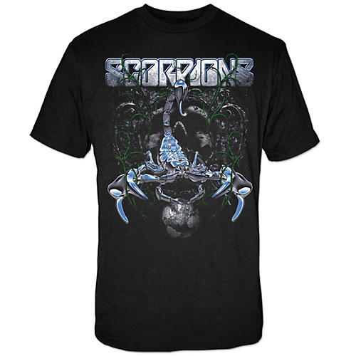 Scorpions -  Metallic Scorpion Chrome Sting T-Shirt