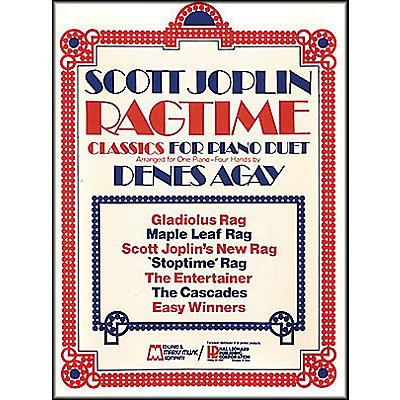 Hal Leonard Scott Joplin's Ragtime Classics for Piano Duet or One Piano Four Hands