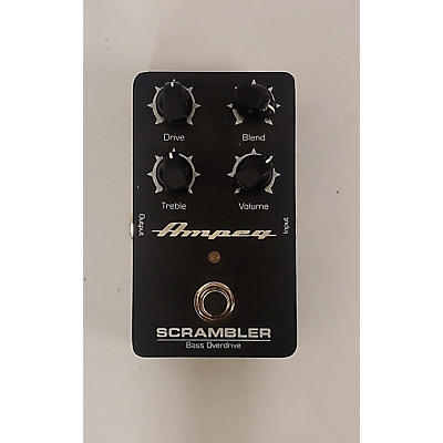 Ampeg Scrambler Bass Overdrive Bass Effect Pedal