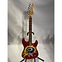 Used Fender Screamadelica STRATOCASTER Solid Body Electric Guitar Red