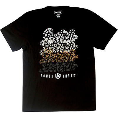 Gretsch Script Logo T-Shirt - Black