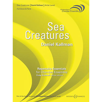 Boosey and Hawkes Sea Creatures (for Wind Octet - Score Only) Concert Band Level 5 Composed by Daniel Kallman