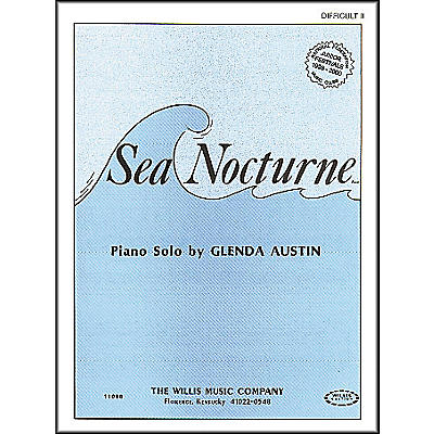 Willis Music Sea Nocturne Mid-Intermediate Level by Glenda Austin
