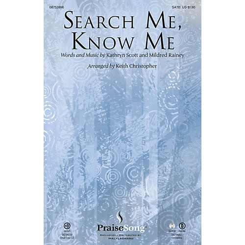 Search Me, Know Me ORCHESTRA ACCOMPANIMENT Arranged by Keith Christopher