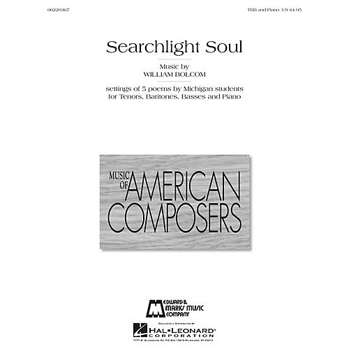 Edward B. Marks Music Company Searchlight Soul (Settings of 5 poems by Michigan Students) TBB Composed by William Bolcom