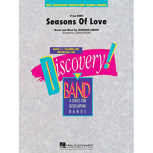 Hal Leonard Seasons of Love (from Rent) Concert Band Level 1 1/2 Arranged by John Higgins