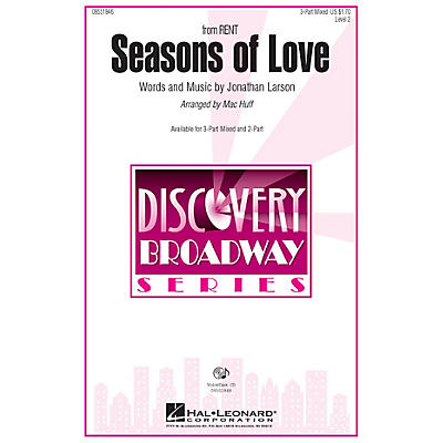 Hal Leonard Seasons of Love (from Rent) VoiceTrax CD Arranged by Mac Huff