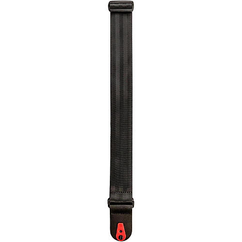 D'Addario Seatbelt Strap with Pad Lock Black 2 in.