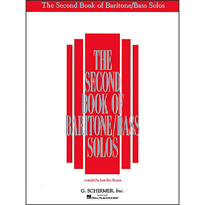 G. Schirmer Second Book Of Baritone  /Bass Solos