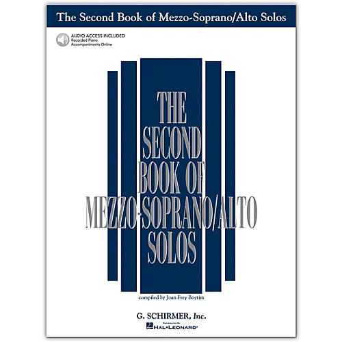 Second Book/Online Audio Of Mezzo-Soprano / Alto Solos Book/Online Audio