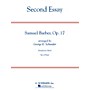 G. Schirmer Second Essay Concert Band Level 5 Composed by Samuel Barber