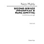 St. Rose Music Publishing Co. Second Service (Magnificat and Nunc Dimittis) (SATB Chorus and Organ) SATB Composed by Nico Muhly