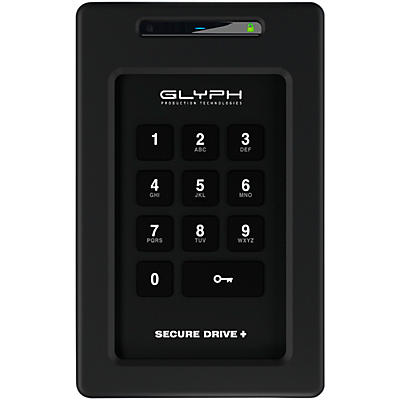 Glyph SecureDrive+ Professional Encrypted Hard Drive with Keypad