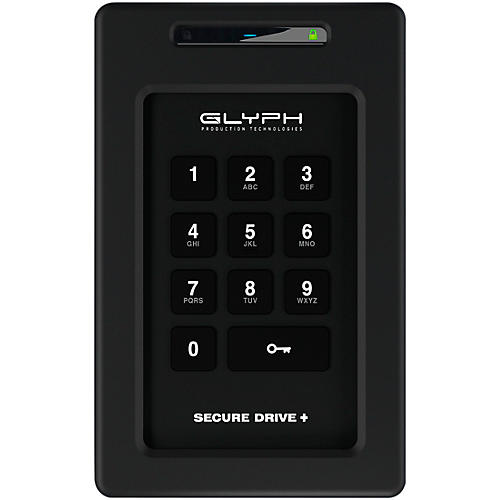 Glyph SecureDrive+ Professional Encrypted Hard Drive with Keypad 4 TB