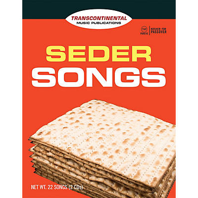Transcontinental Music Seder Songs Transcontinental Music Folios Series Softcover with CD