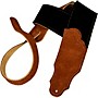 Franklin Strap Sedona Suede Guitar Strap Black with Rust Endtabs