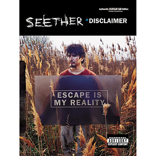 Seether Disclaimer Guitar Tab Songbook