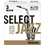 D'Addario Woodwinds Select Jazz Filed Alto Saxophone Reeds Strength 3 Medium Box of 10