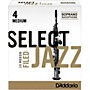 D'Addario Woodwinds Select Jazz Filed Soprano Saxophone Reeds Strength 4 Medium Box of 10