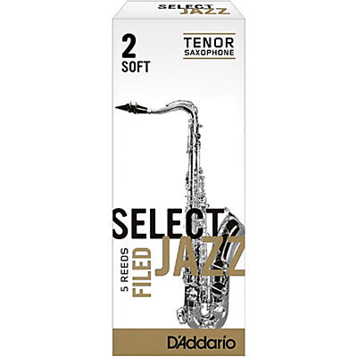 D'Addario Woodwinds Select Jazz Filed Tenor Saxophone Reeds