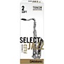 D'Addario Woodwinds Select Jazz Filed Tenor Saxophone Reeds Strength 2 Soft Box of 5
