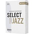 D'Addario Woodwinds Select Jazz, Soprano Saxophone - Filed,Box of 10 3M3M